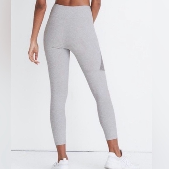 Outdoor Voices Leggings Dove and Ash Color Block 23” Inseam - Picture 2 of 7